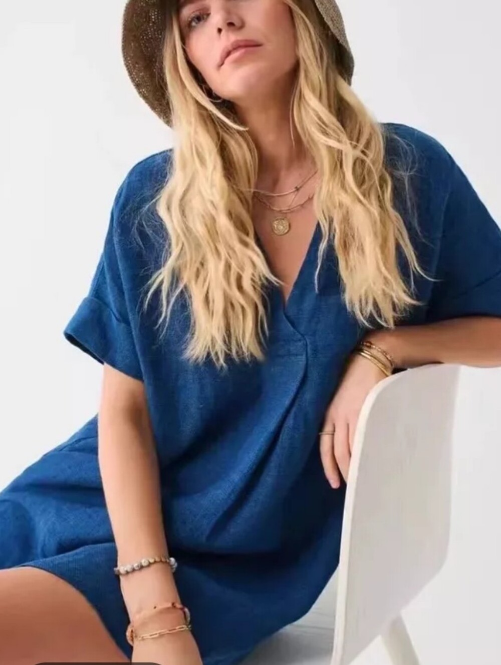 Faherty Linen Dress